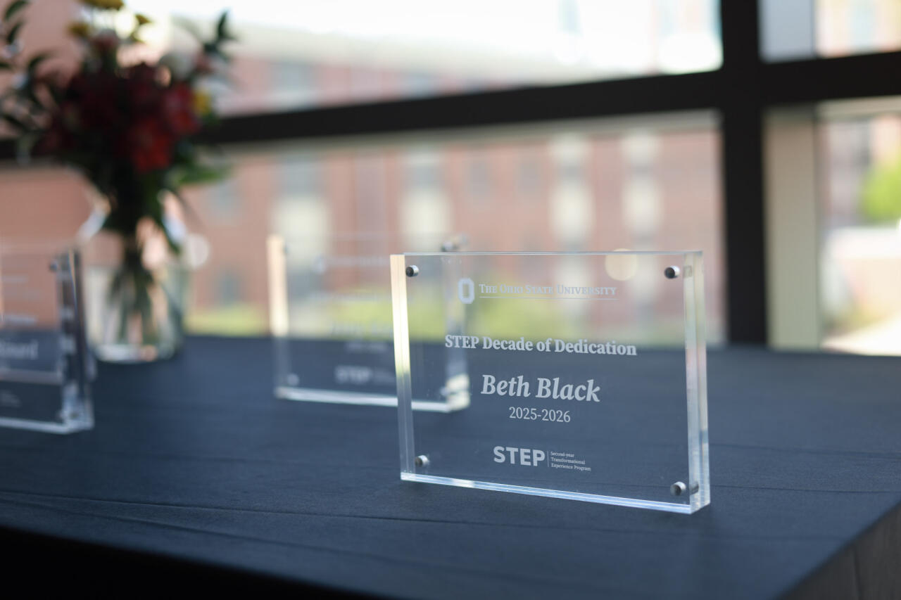 Plaques ready to be awarded!