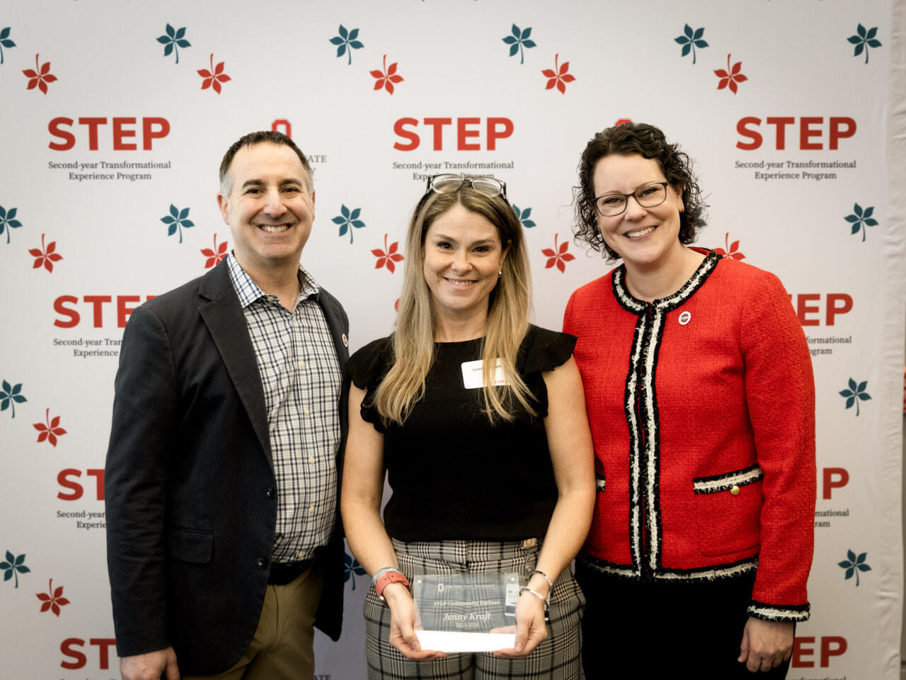 Jenny Kraft received a STEP Community Partner award.