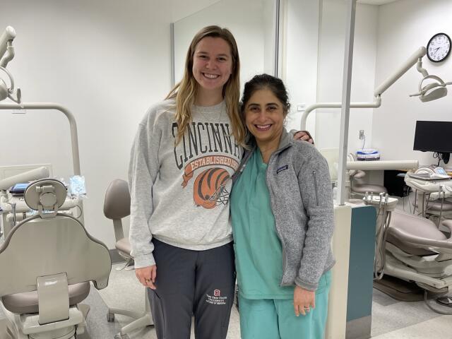 Homa Amini, STEP Faculty Mentor, and one of her STEP students.