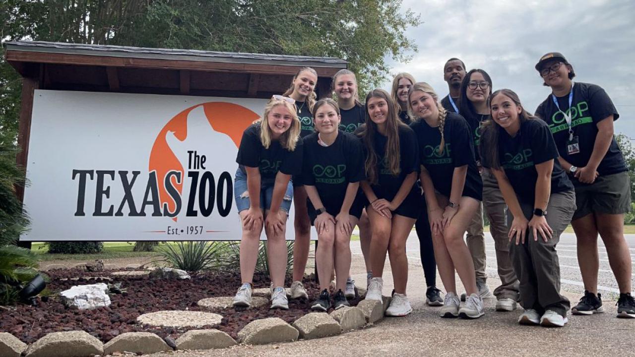 STEP Student, Morgan Margraf, during her signature project.